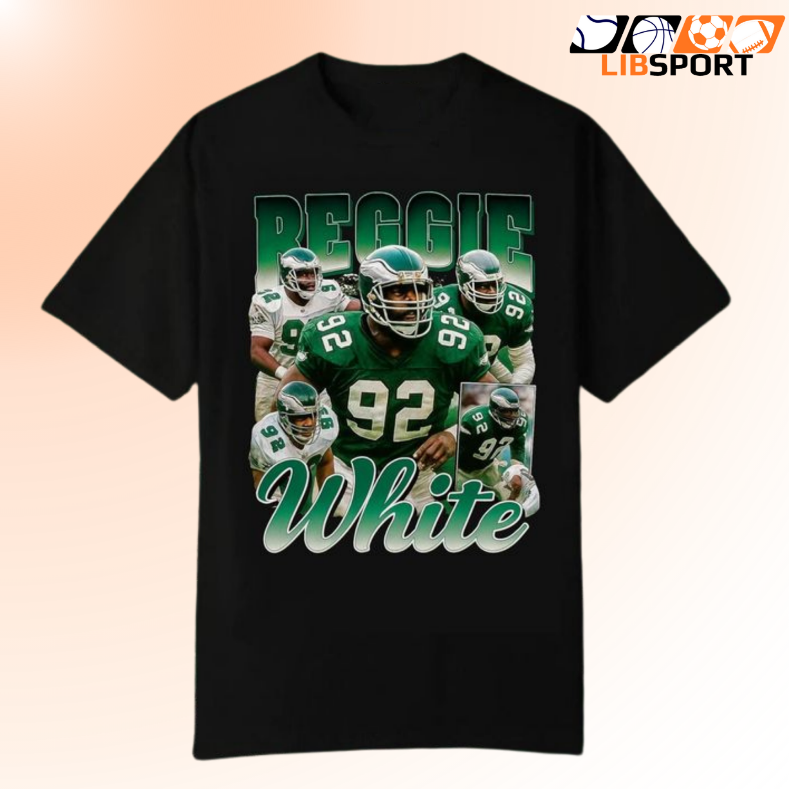 Reggie White Shirt, Philadelphia Eagles Tee, Nfl Football Tee
